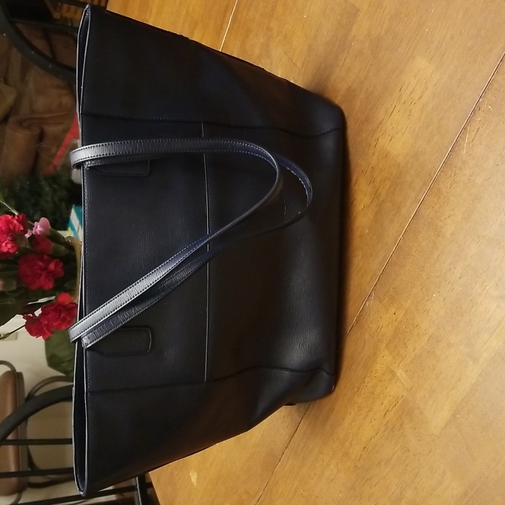 LAUREN, Ralph Lauren Navy Tote Bag - Picture 4 of 12